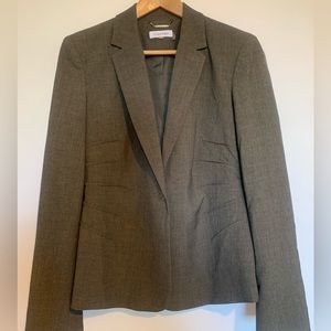 Calvin Klein Brown Blazer Size 8